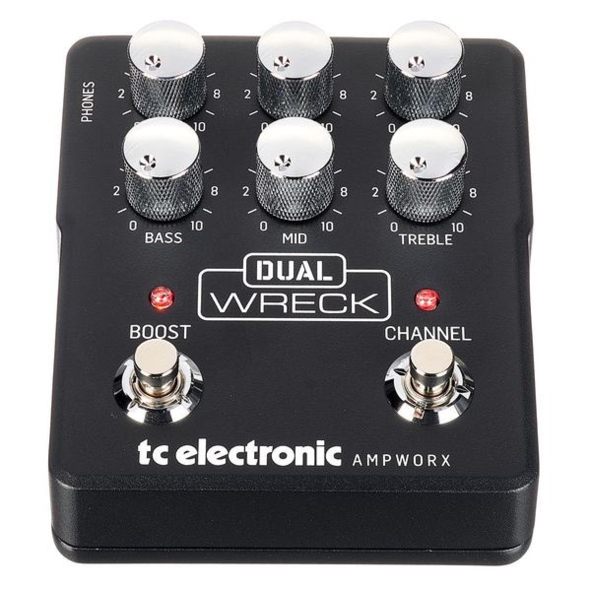 ギター tc electronic Dual Wreck Pedal Preamp Guitarra Tc Electronic Dual Wreck Dual Channel